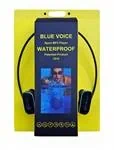 נגן לשחייה MP3  עמיד במים Blue Voice  עם קליפ טעינה 2
