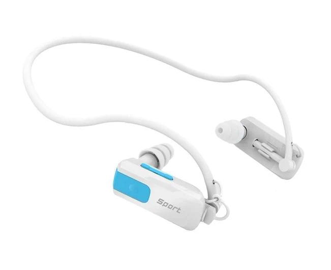 נגן MP3 עמיד במים לבן/תכלת