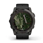 ‏שעון ספורט Garmin fenix 7X Pro Sapphire Solar Titanium שחור 3