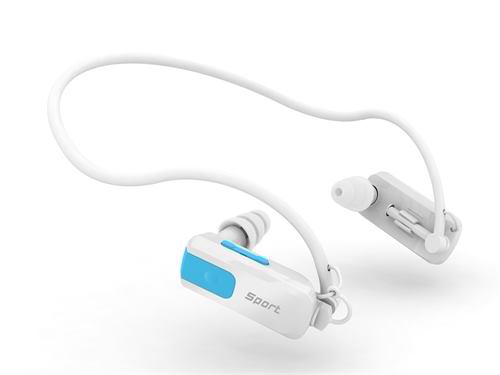 נגן MP3 לשחיה לבן/כחול - מהדורה מיוחדת - Swim MP3